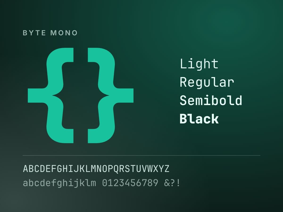 Byte Mono preview