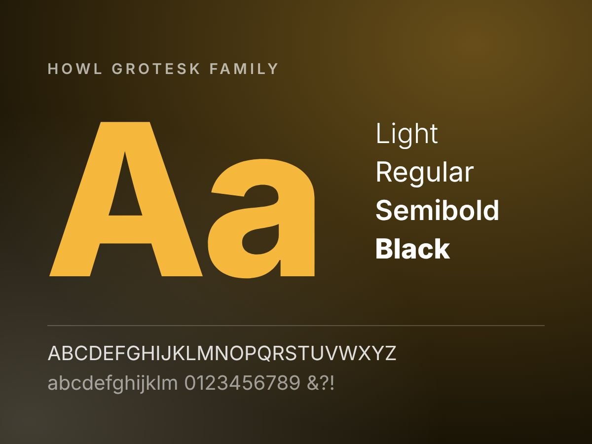 Howl Grotesk Family preview